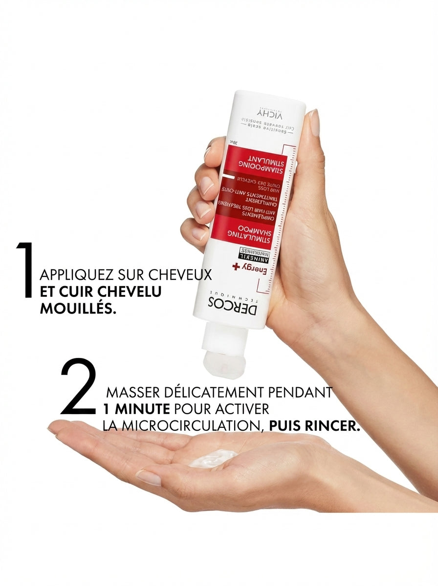 VICHY DERCOS SHAMPOOING ANTI-CHUTE ENERGY+ - 200 ML