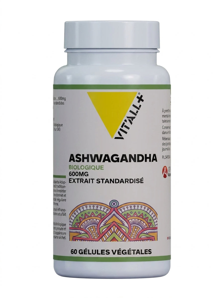 VIT'ALL+ ASHWAGANDHA BIO 600 MG – 60 GÉLULES
