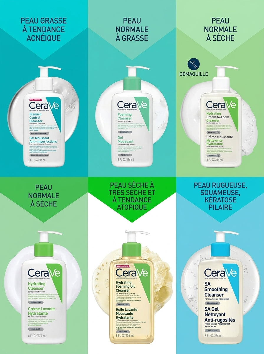 CERAVE HUILE LAVANTE MOUSSANTE HYDRATANTE - 473 ML