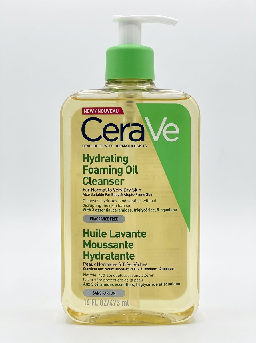CERAVE HUILE LAVANTE MOUSSANTE HYDRATANTE - 473 ML
