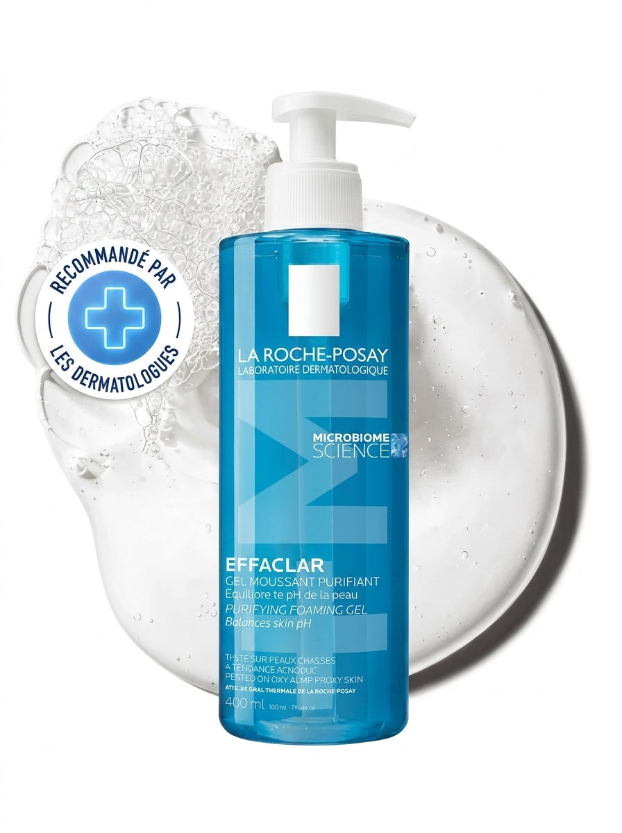 LA ROCHE-POSAY EFFACLAR GEL MOUSSANT - 400 ML