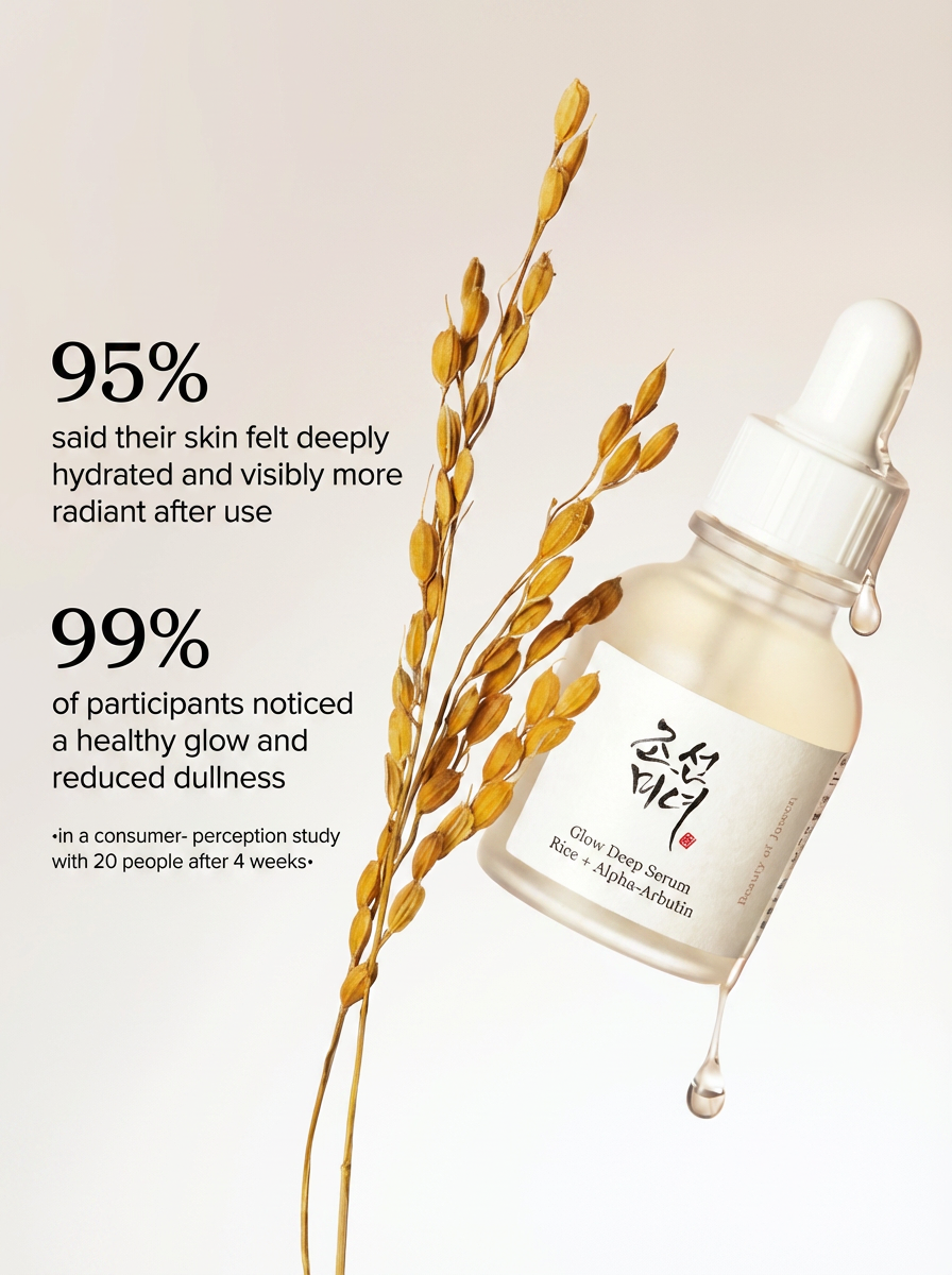 BEAUTY OF JOSEON GLOW DEEP SERUM : RICE + ALPHA-ARBUTIN - 30 ML