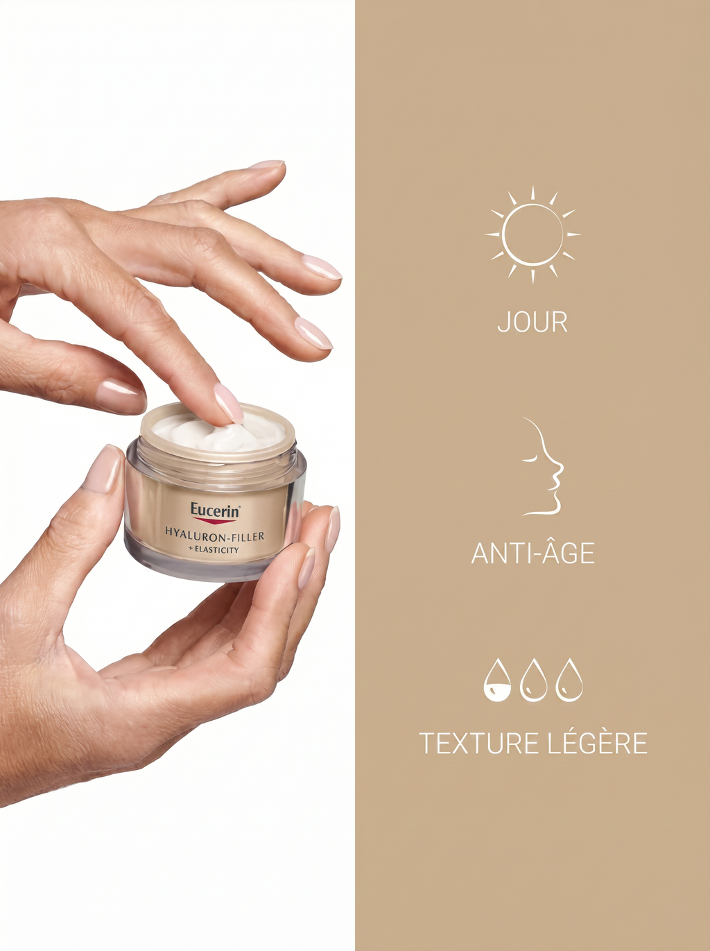 EUCERIN HYALURON-FILLER + ELASTICITY SOIN DE JOUR SPF15 - 50 ML