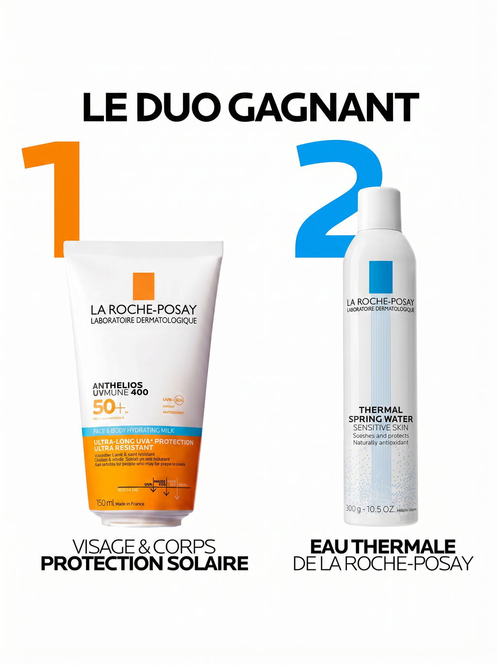 LA ROCHE-POSAY ANTHELIOS UVMUNE 400 LAIT SOLAIRE VISAGE & CORPS SPF50+ - 150 ML